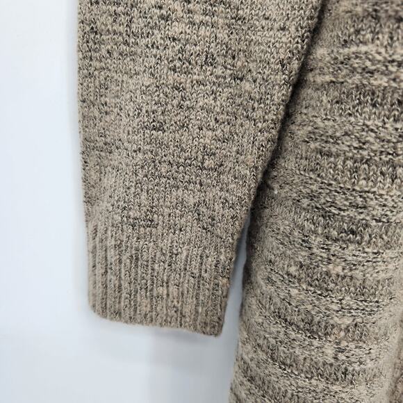 NWT Apt. 9 Heathered Gray & Taupe Open Front Sweater Cardigan Women's S - Picture 8 of 9